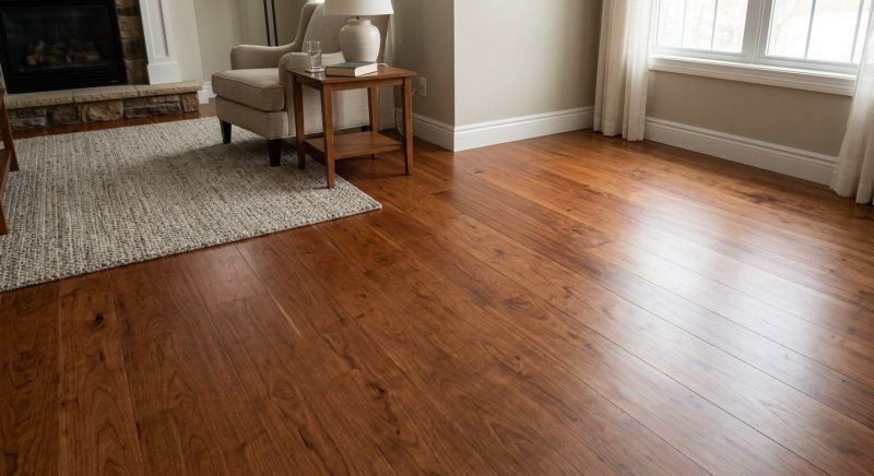 Cherry Floor Installation in Old Orchard Beach, ME
