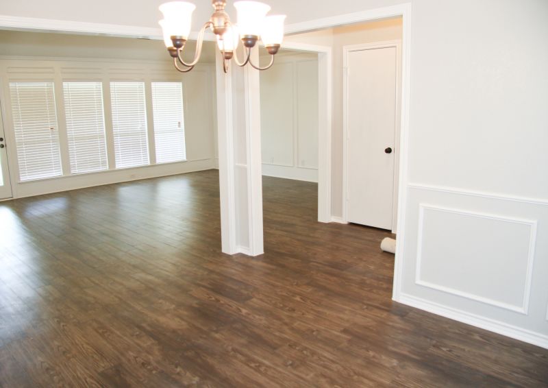 Dark Wood Floor Installation in South Portland, ME