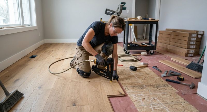 Hardwood Floor Installation in Harpswell, ME