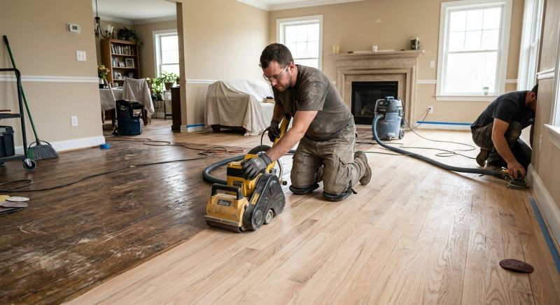 Hardwood Floor Renovation in South Portland, ME