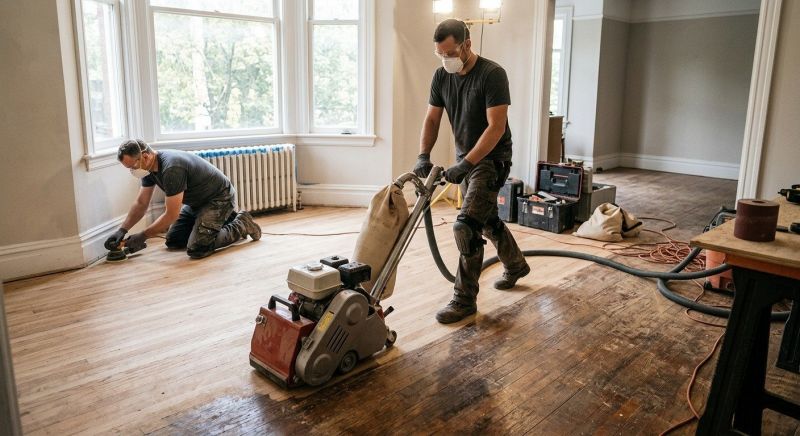 Hardwood Floor Renovation in South Portland, ME