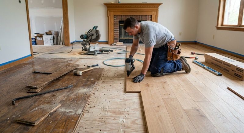 Hardwood Replacement in East Waterboro, ME