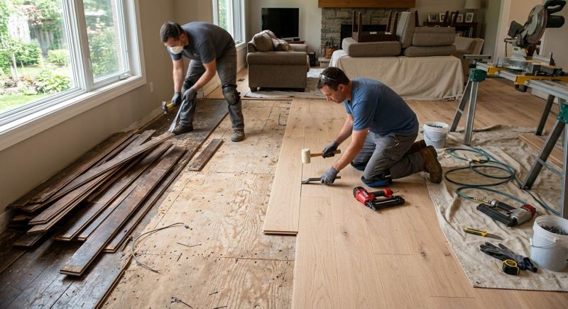 Hardwood Replacement in East Waterboro, ME