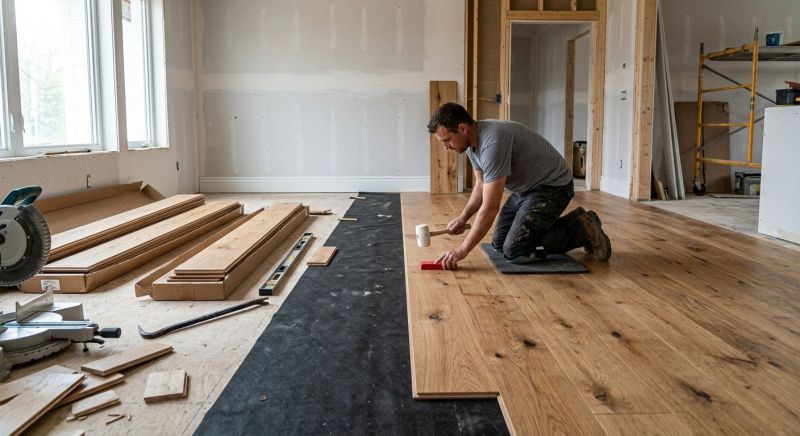 Plank Floor Installation in South Portland, ME