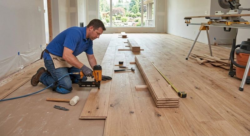 Plank Floor Installation in South Portland, ME