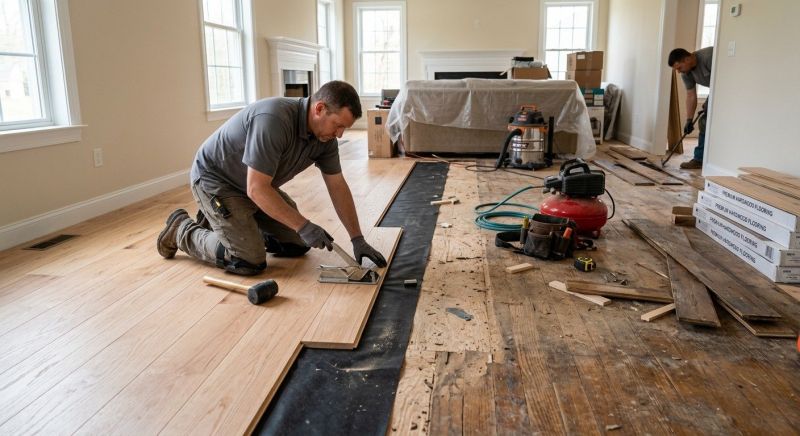 Wood Floor Replacement in North Yarmouth, ME