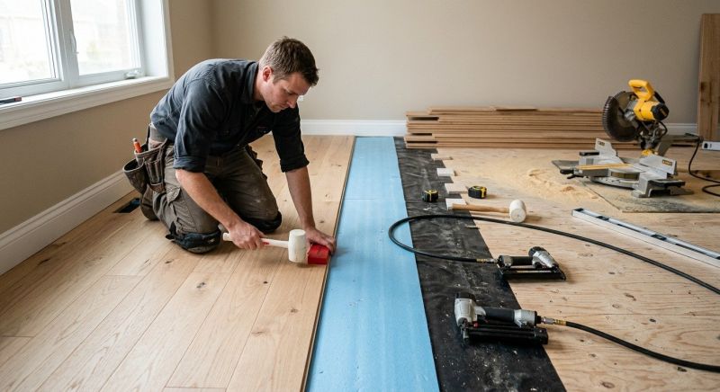 Wood Flooring Installation in Gorham, ME