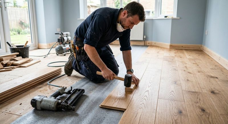 Wood Flooring Installation in Gray, ME