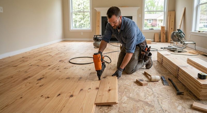 Wood Flooring Installation in Steep Falls, ME