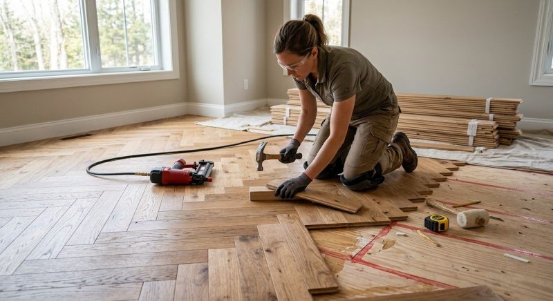 Wood Flooring Installation in Steep Falls, ME